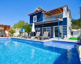 Kaş Yeşilköy'de Doğa Manzaralı, Özel Havuzlu, 2+1 Şık Villa - 3