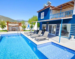 Kaş Yeşilköy'de Doğa Manzaralı, Özel Havuzlu, 2+1 Kiralık Villa - 4