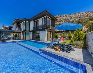 Kaş Yeşilköy'de Doğayla Baş Başa, Özel Havuzlu, Konforlu Villa - 5