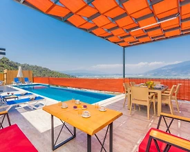 Kaş Yeşilköy'de Enfes Doğada, Özel Havuzlu, Tatil Villası - 3