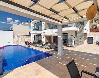 Kaş Yeşilköy'de Huzurlu Doğada, Özel Havuzlu, Modern Villa - 3