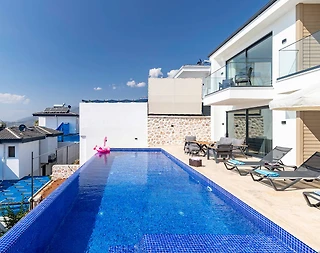 Kaş Yeşilköy'de Huzurlu Doğada, Özel Havuzlu, Modern Villa - 4