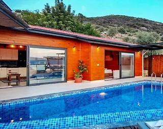 Kaş Yeşilköy'de Muhteşem Doğa İçerisinde, Özel Havuzlu, Konforlu Villa - 3