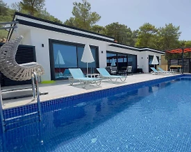 Kaş Yeşilköy'de Yeşillikler İçerisinde, Özel Havuzlu, 2+1 Villa - 2