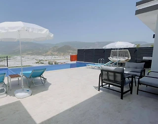 Kaş Yeşilköy'de Yeşillikler İçerisinde, Özel Havuzlu, 2+1 Villa - 5