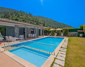Fethiye Kayaköy'de Huzurlu Doğada, Özel Havuzlu, Bahçeli Villa - 3