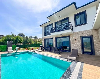 Fethiye Kayaköy'de Huzurlu Doğada, Özel Havuzlu, Modern Villa - 2