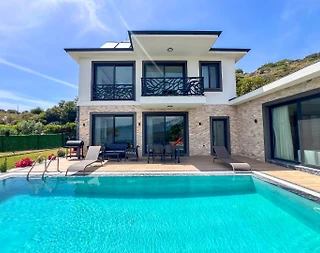 Fethiye Kayaköy'de Huzurlu Doğada, Özel Havuzlu, Modern Villa - 1