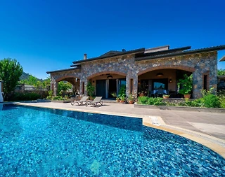 Fethiye Kayaköy'de Doğa İçerisinde, Özel Havuzlu, Modern Lüks Villa - 3