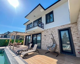Fethiye Kayaköy'de Doğanın Kucağında, Özel Havuzlu, Modern Villa - 2