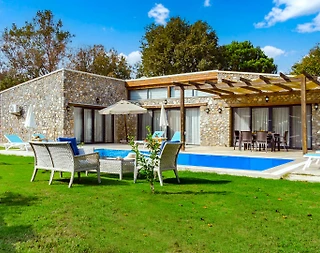Fethiye Kayaköy'de Otantik Tasarımlı, Özel Havuzlu, Jakuzili Villa - 4