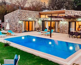 Fethiye Kayaköy'de Otantik Tasarımlı, Özel Havuzlu, Jakuzili Villa - 2
