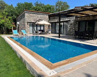 Fethiye Kayaköy'de Geniş Ailelere Uygun, Özel Havuzlu, Bahçeli Villa - 3