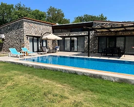 Fethiye Kayaköy'de Geniş Ailelere Uygun, Özel Havuzlu, Bahçeli Villa - 2