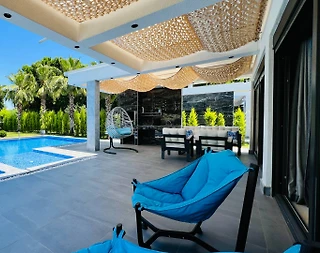 Kemer Çamyuva'da Geniş Bahçeli, Özel Havuzlu, Lüks Villa - 5