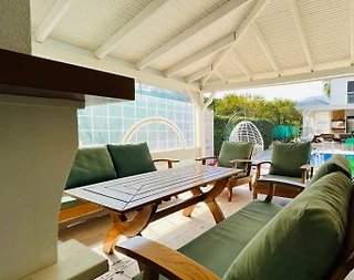 Kemer Çamyuva'da Geniş Alanlara Sahip, Ortak Havuzlu, Modern Villa - 5