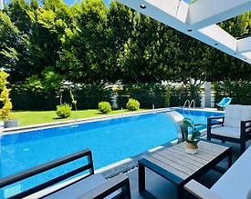 Kemer Çamyuva'da 6 Kişi Kapasiteli, Özel Havuzlu, Modern Villa - 3