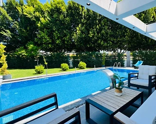 Kemer Çamyuva'da 6 Kişi Kapasiteli, Özel Havuzlu, Modern Villa - 3