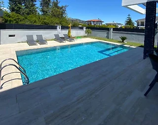 Kemer Çamyuva'da Enfes Doğa Manzaralı, Özel Havuzlu, Kiralık Villa - 5