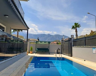 Kemer Çamyuva'da Sakin Doğada, Özel Havuzlu, Kiralık Villa - 2