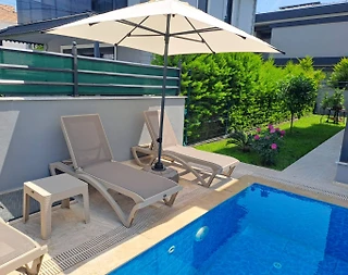 Kemer Çamyuva'da Sakin Doğada, Özel Havuzlu, Kiralık Villa - 4