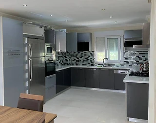 Kemer Çamyuva'da Yemyeşil Doğada, Özel Havuzlu, Şık Villa - 4