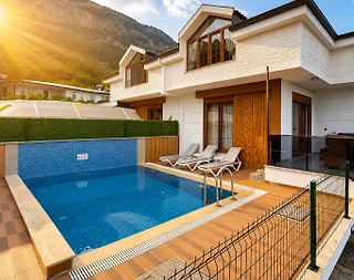 Kemer Göynük'te Çekirdek Ailelere Uygun, Özel Havuzlu, Modern Villa - 5