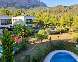 Kemer Göynük'te Doğa İle İç İçe, Özel Havuzlu, Geniş Villa - 2