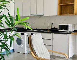 Kıbrıs İskele'de Muhteşem Tesis'te, Ortak Havuzlu, 1+1 Kiralık Daire - 4