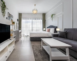 Kıbrıs İskele'de Deniz Manzaralı, Ortak Havuzlu, Tatil Dairesi - 1