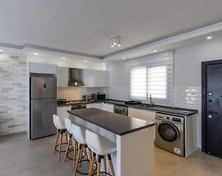 Kıbrıs Girne'de Tesis İçerisinde, Ortak Havuzlu, Lüks Daire - 5