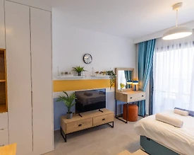 Kıbrıs Girne'de Ortak Havuzlu, Tesis İçerisinde, Kiralık Daire - 3