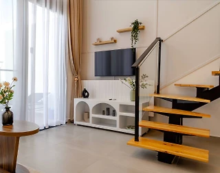 Kıbrıs Girne'de Havuz Manzaralı, Özel Havuzlu, 2+1 Daire - 3