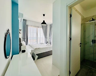 Kıbrıs İskele’de Tesis İçerisinde, Ortak Havuzlu, Modern Daire - 4