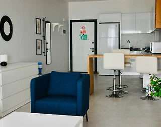 Kıbrıs İskele’de Deniz Manzaralı, Tesis İçerisinde, 1+1 Daire - 3