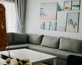 Kıbrıs İskele’de Deniz Manzaralı, Tesis İçerisinde, 1+1 Daire - 2