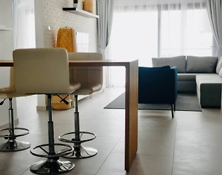 Kıbrıs İskele’de Deniz Manzaralı, Tesis İçerisinde, 1+1 Daire - 4