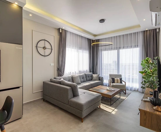 Kıbrıs İskele’de Deniz Manzaralı, Ortak Havuzlu, 2+1 Daire - 1