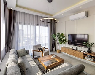 Kıbrıs İskele’de Deniz Manzaralı, Ortak Havuzlu, 2+1 Daire - 2