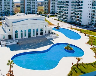 Kıbrıs İskele'de Enfes Deniz Manzaralı, Ortak Havuzlu, Kiralık Tatil Daire - 1