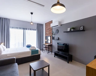 Kıbrıs İskele'de Şehir Manzaralı, Ortak Havuzlu, Tatil Dairesi - 1