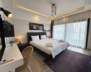 Kıbrıs İskele’de Kısmi Deniz Manzaralı, Tesis İçerisinde, Kiralık Daire - 5