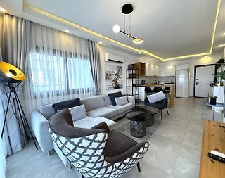 Kıbrıs İskele’de Kısmi Deniz Manzaralı, Tesis İçerisinde, Kiralık Daire - 3