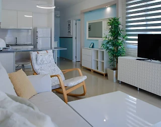 Kıbrıs İskele'de Balayı Çiftlerine Uygun, Ortak Havuzlu, 1+1 Daire - 1