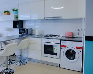 Kıbrıs İskele'de Balayı Çiftlerine Uygun, Ortak Havuzlu, 1+1 Daire - 2