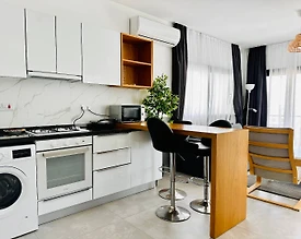 Kıbrıs İskele'de Deniz Manzaralı, Ortak Havuzlu, Tatil Dairesi - 3