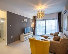 Kıbrıs İskele’de Tesis İçerisinde, Havuz Manzaralı, 1+1 Daire - 3