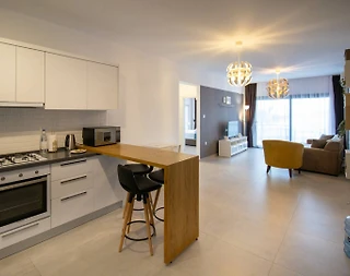 Kıbrıs İskele’de Tesis İçerisinde, Havuz Manzaralı, 1+1 Daire - 4