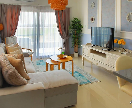 Kıbrıs İskele'de Balayı Çiftlerine Uygun, Ortak Havuzlu, Ferah Daire - 1