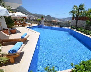 Kaş Kalkan'da Modern Tasarımlı, Özel Havuzlu, Balayı Villası  - 2